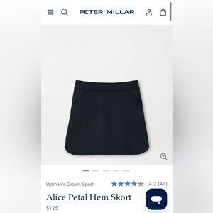 NWT Black Peter Milllar Atheletic/Tennks/Golf Skirt. Size XL